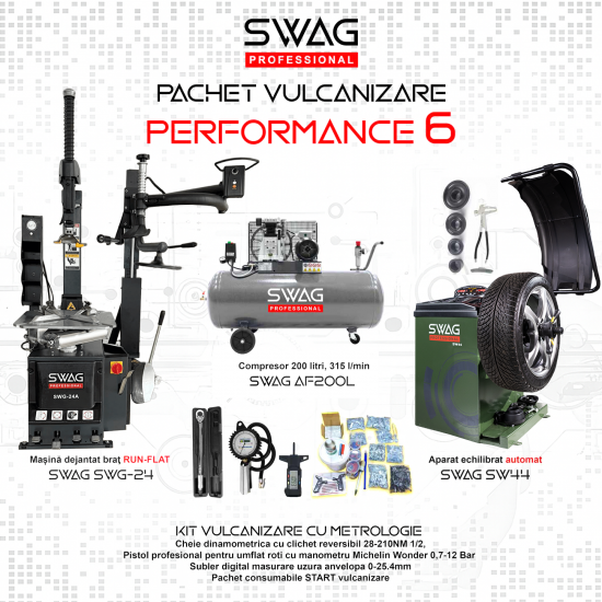 Pachet vulcanizare 26 inch SWAG PERFORMANCE 6